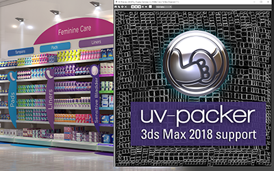 UV-Packer is ready for Autodesk 3ds Max 2018!