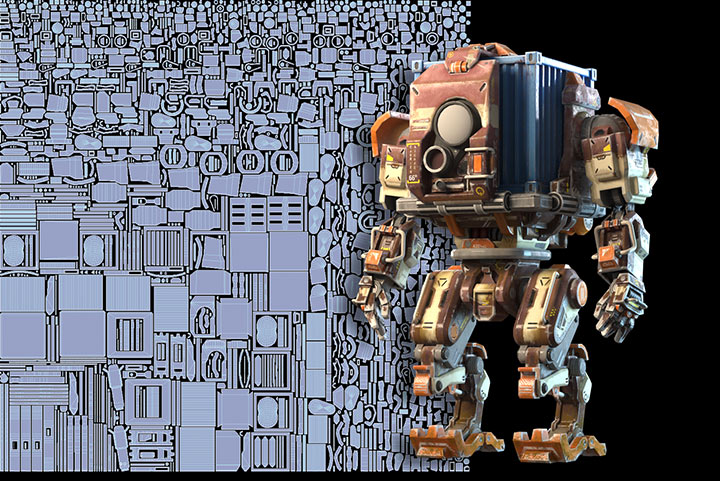 UV-Packer optimized for high poly models UV-Packer optimized for high poly models