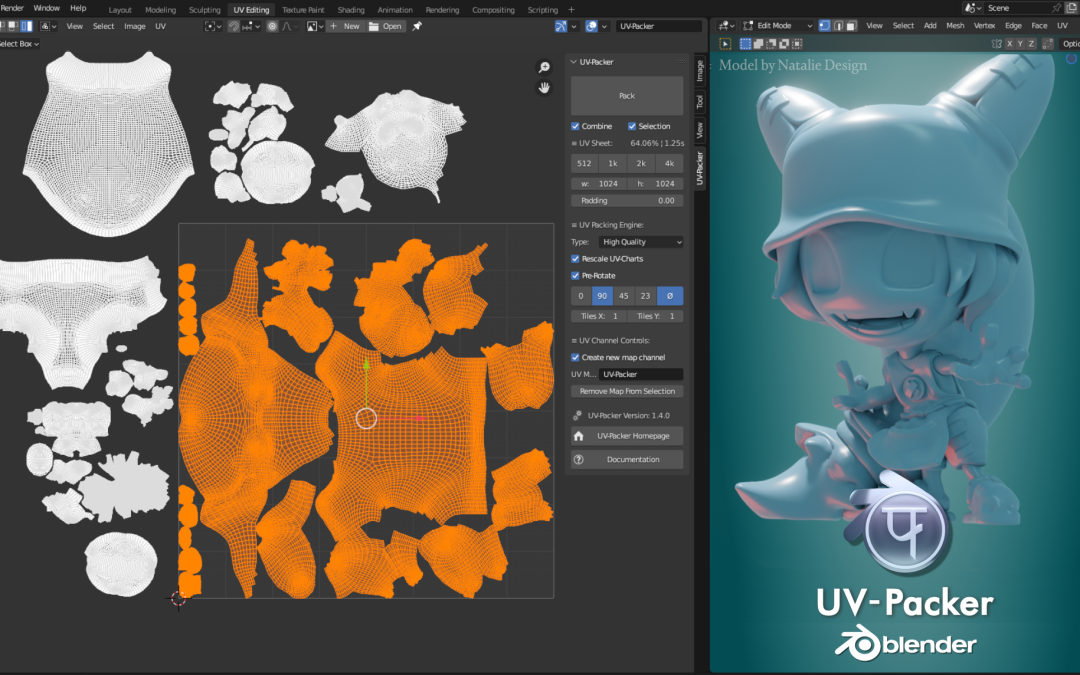 UV-Packer 1.4 for Blender