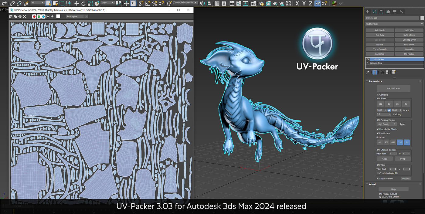 UV-Packer_3_03_for_Autodesk_3dsMax_2024